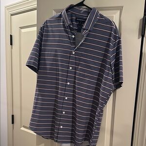 Mizzen+Main Striped Button-Up Shirt